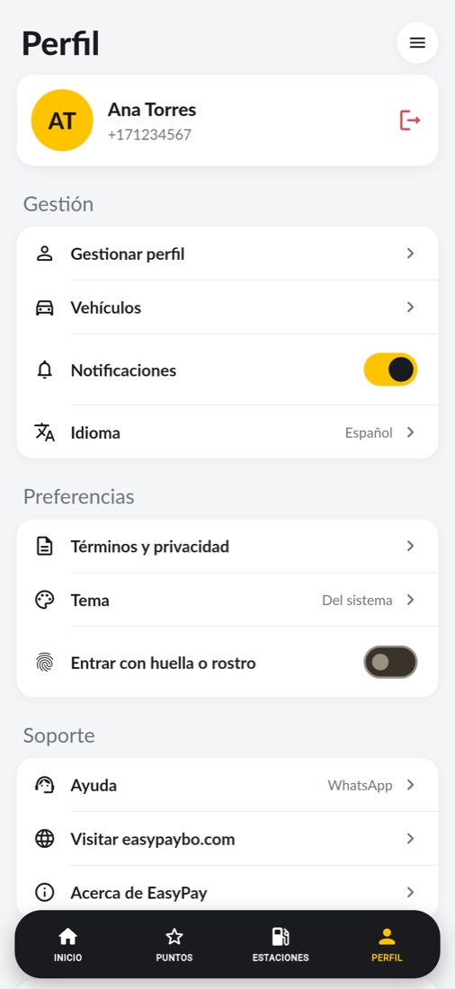 Tu perfil
