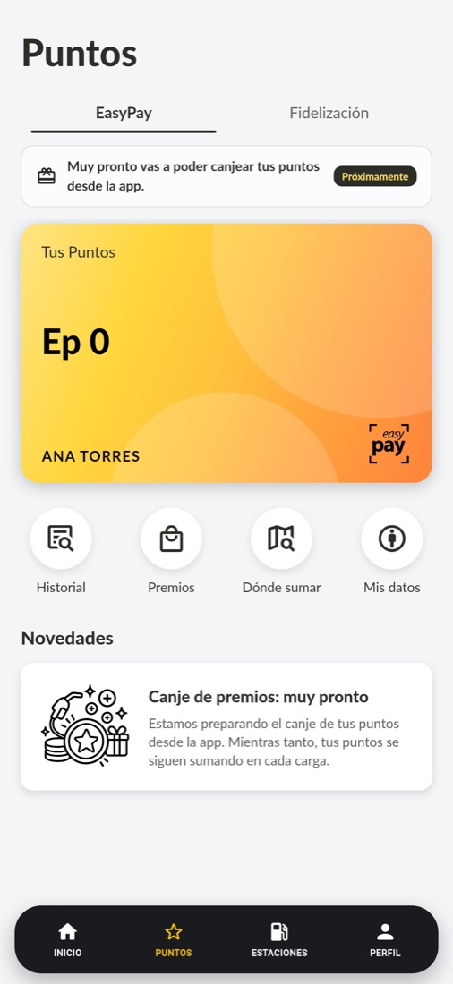 Tus puntos